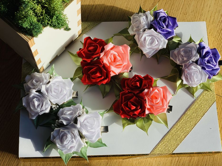 Украшения на голову розы обруч ободок с цветами