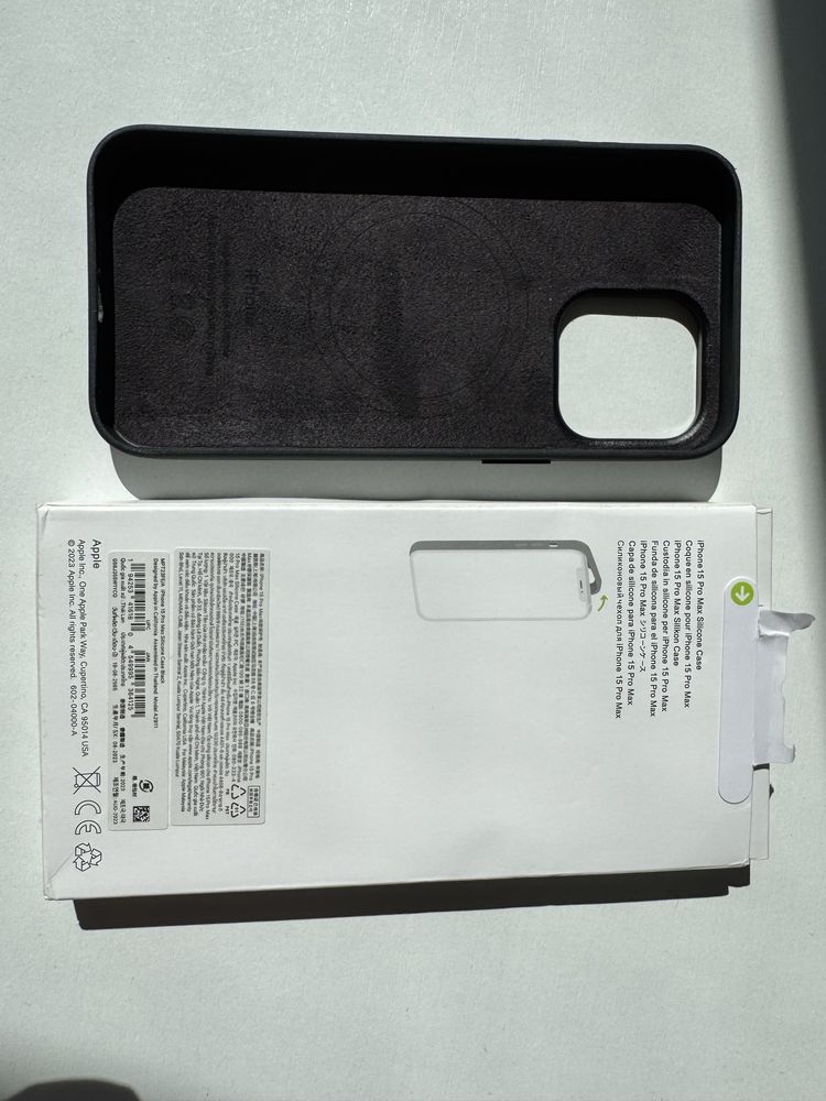 Iphone 15 Pro Max FineWoven Case Black з MagSafe