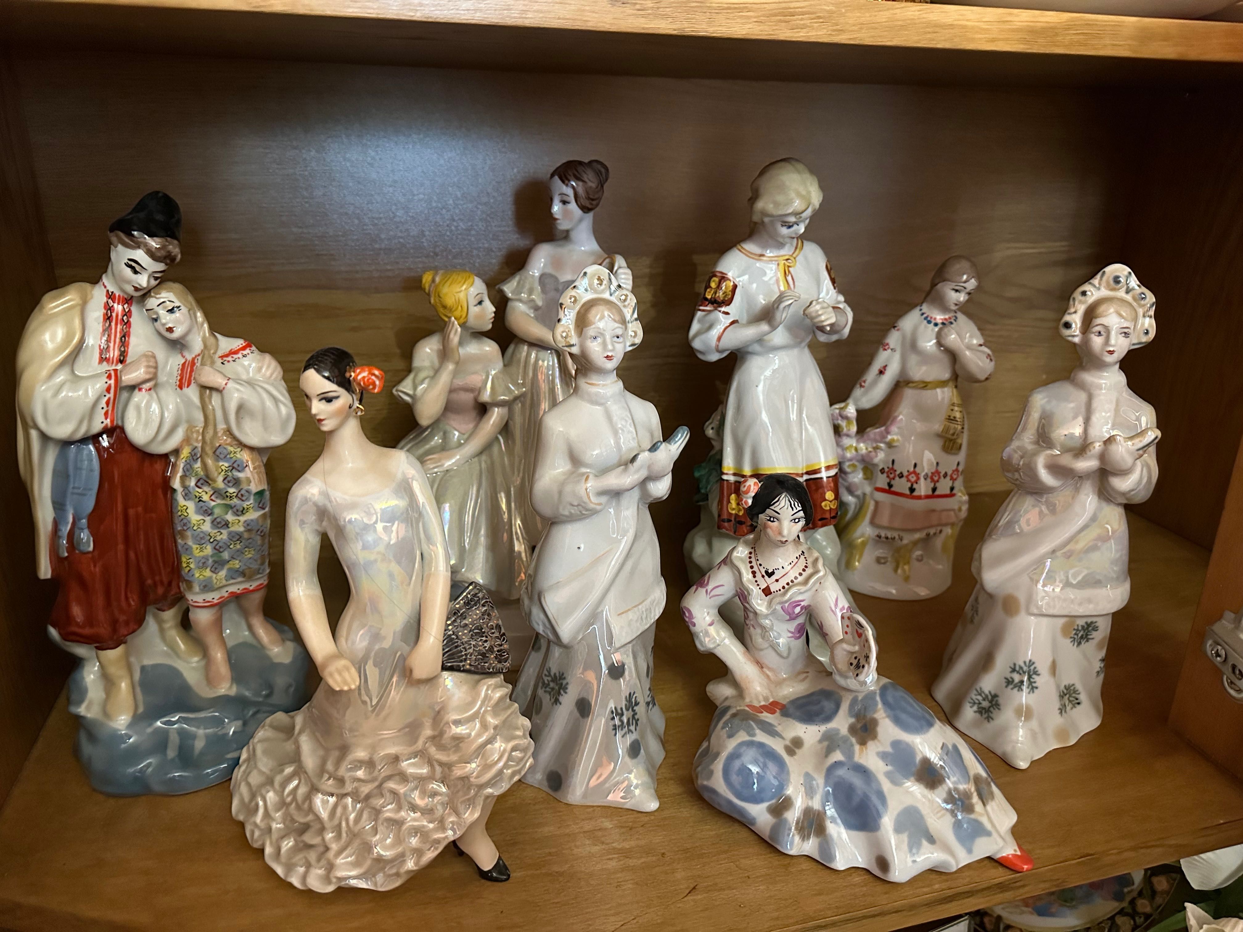 Połonne figurka porcelanowa PRL