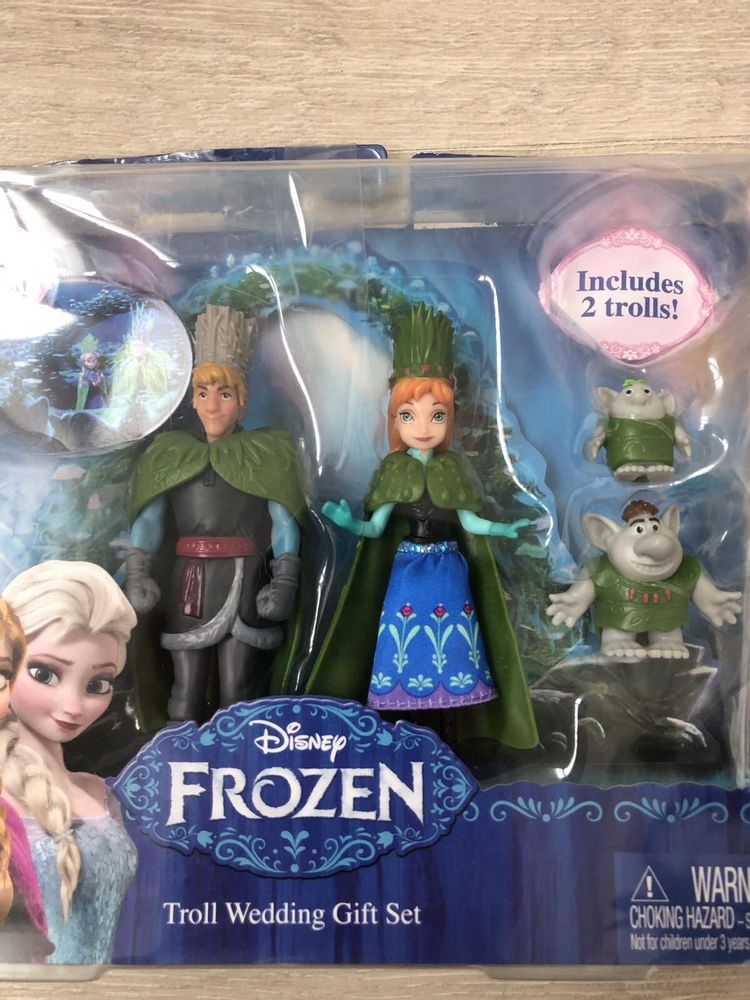 Disney Холодное сердце свадьба Анны и Кристоффа тролли Frozen