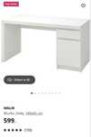 Biurko Malm Ikea