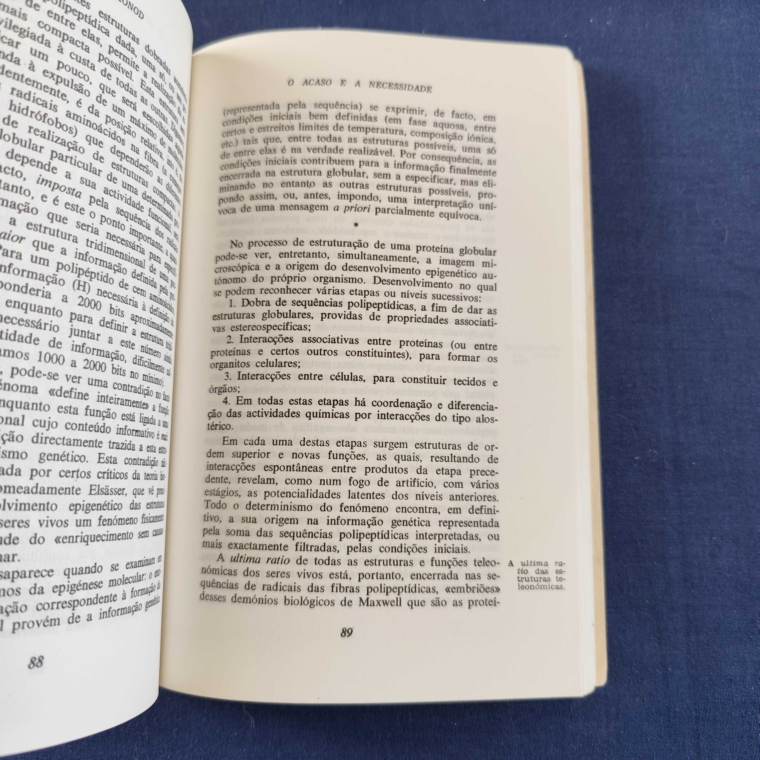Jacques Monod - O Acaso e a Necessidade