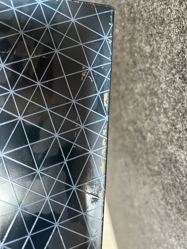 Mesa de estudo azul