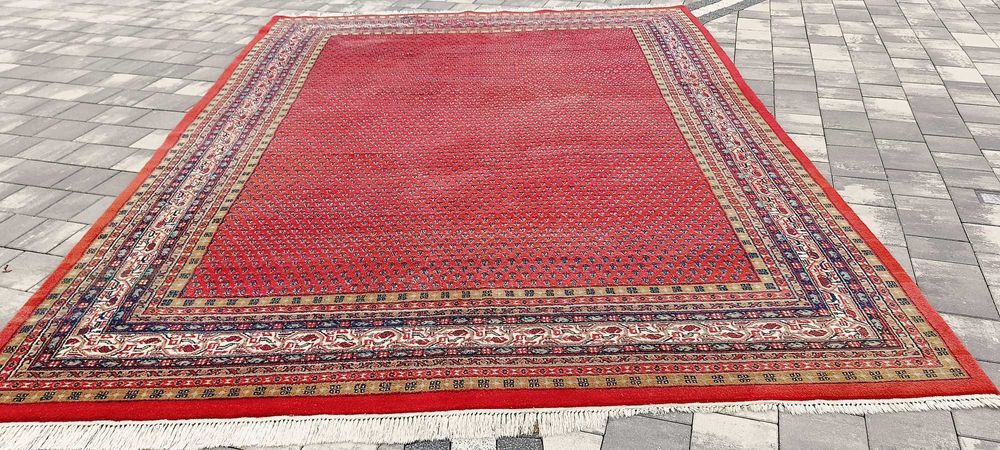 Indo Mir dywan wełniany tkany ręcznie 345 x 247 cm wełna 100% perski