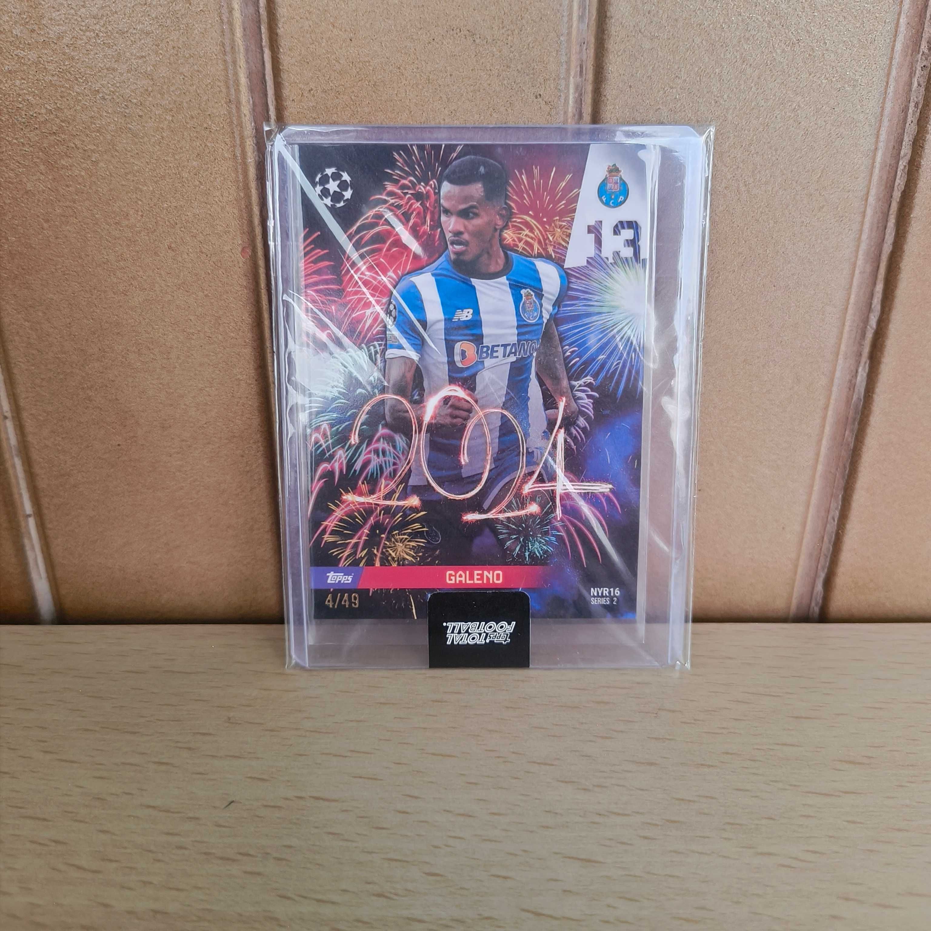 Carta Numerada Galeno 4/49 Porto Topps 2024