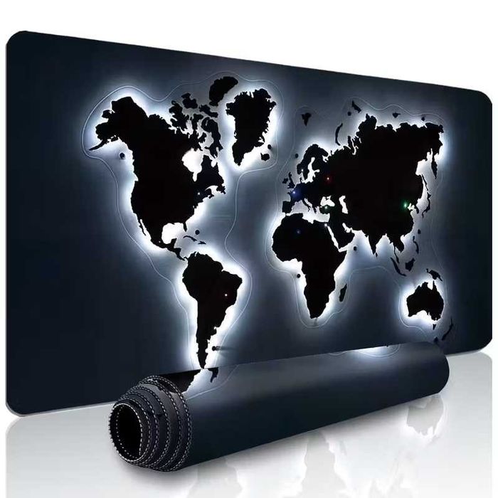 Игровой коврик для мыши,Коврик для мышки с подсветкой,Геймерский коври