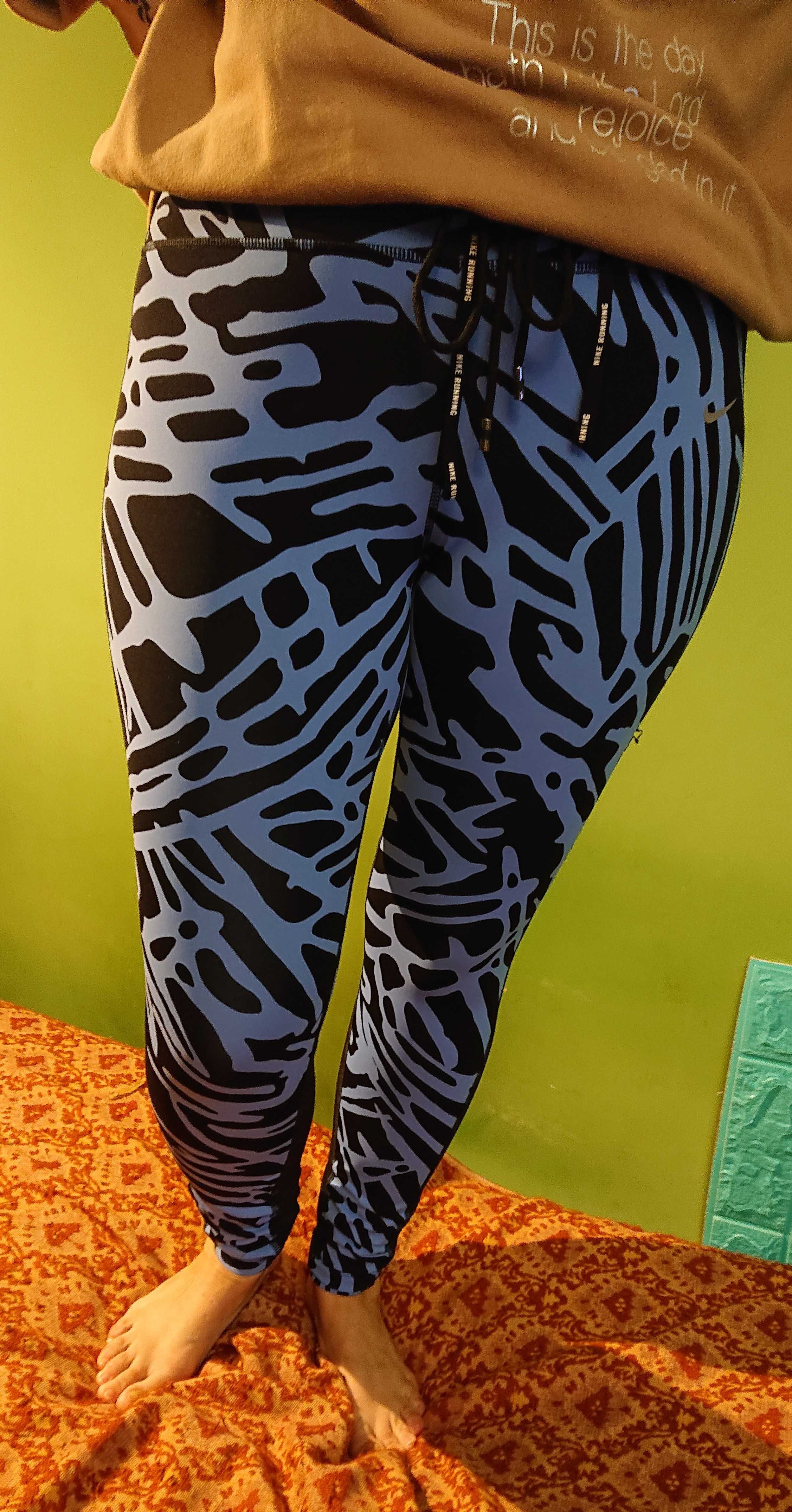 Nike dri-fit running legginsy L jak nowe