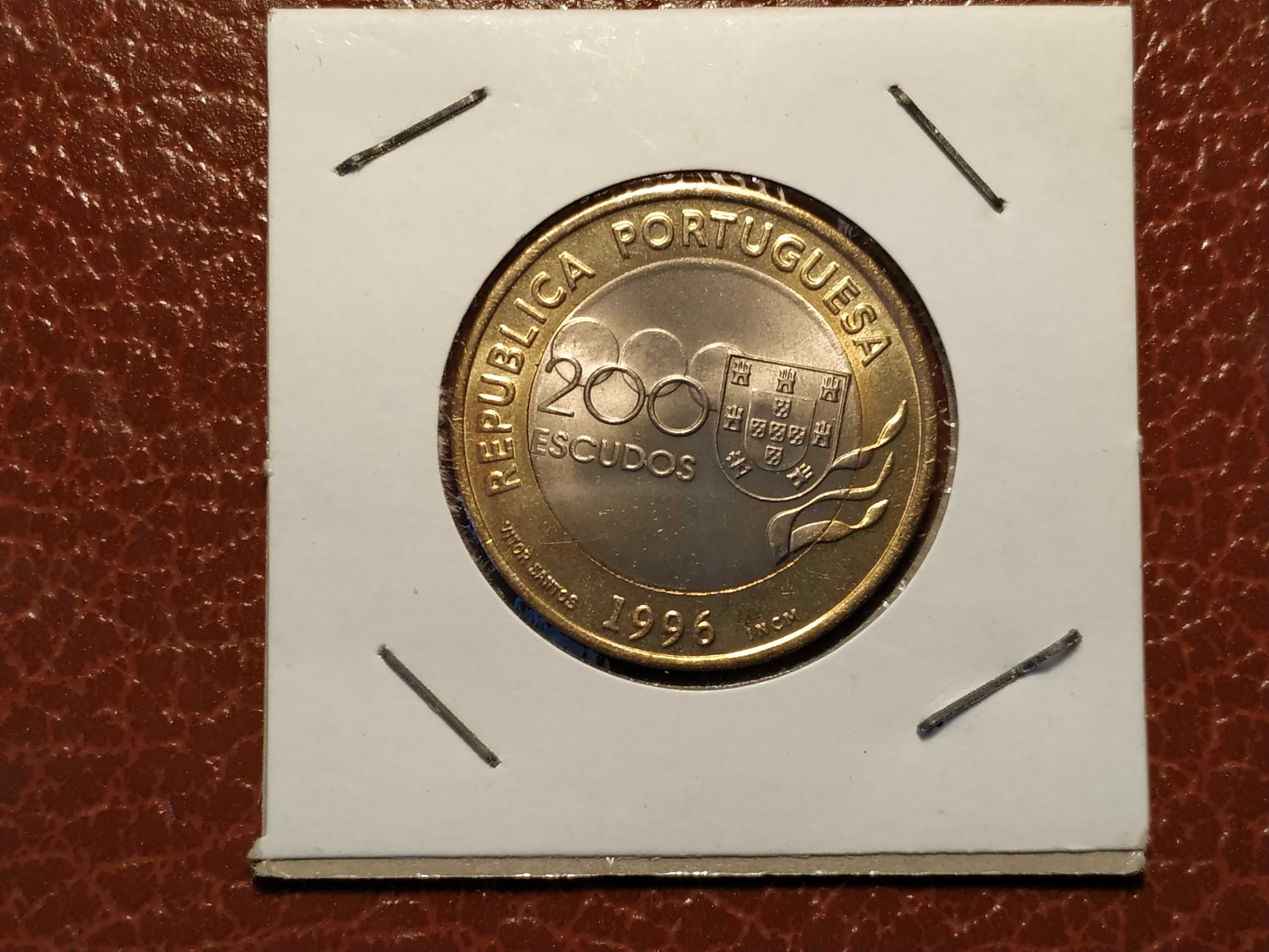 Portugal - moeda de 200 escudos de 1996 Jogos Olimpicos de Atlanta 96
