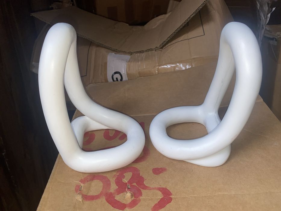 Podpórka do książek home &you osti dwie sztuki ceramika abstrakcyjne