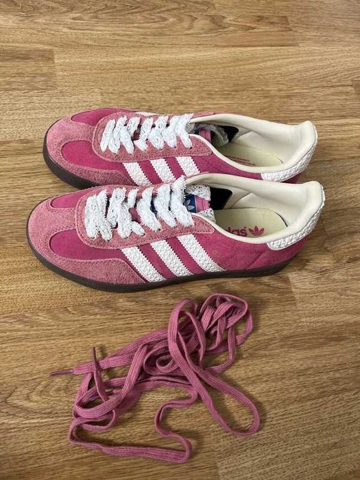 Adidas Gazelle Damskie Różowe Trampki, Rozmiar 39