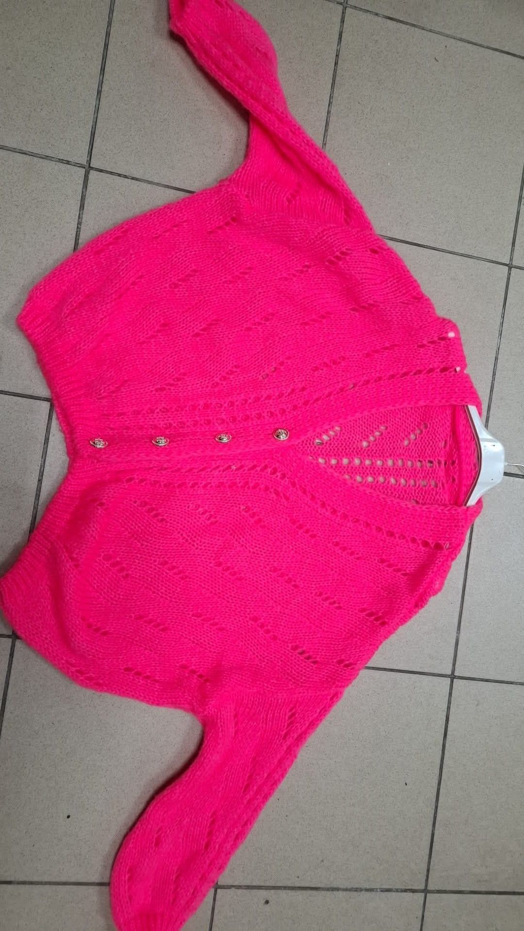 Sweter ażurowa, oversizie