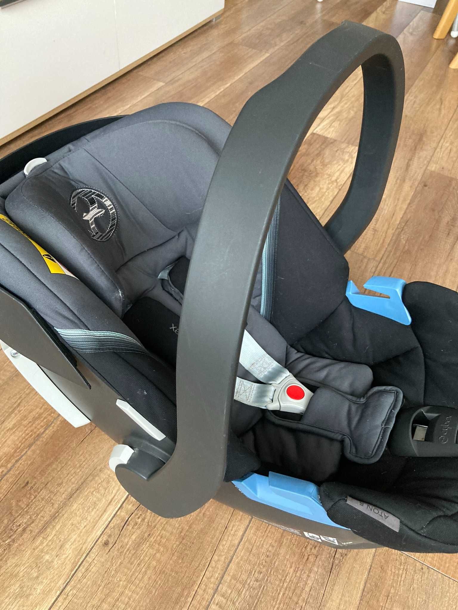 BEZWYPADKOWY CYBEX ATON 5 fotelik plus baza