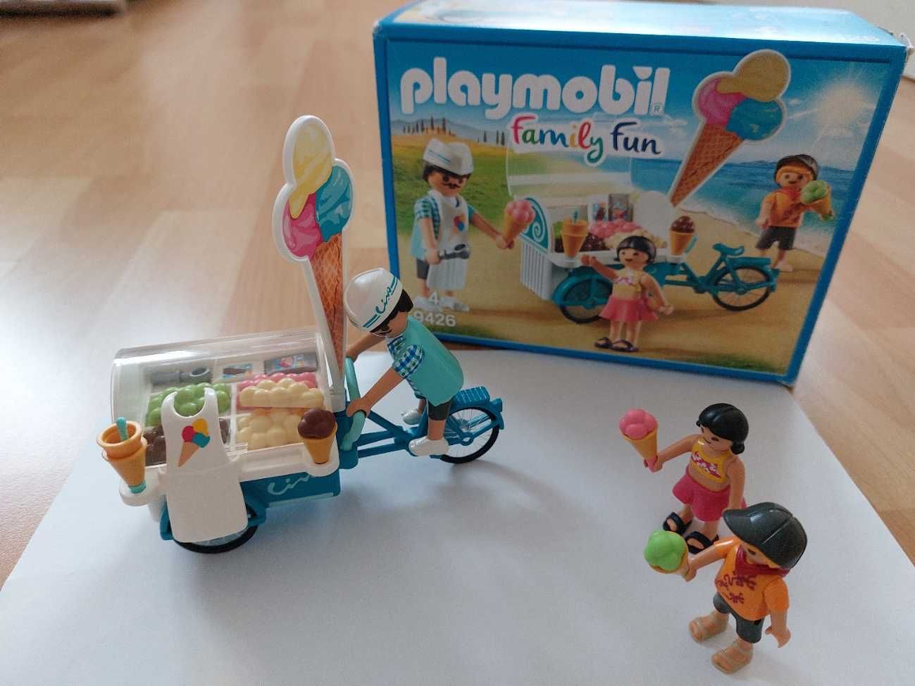 klocki lodziarnia firmy Playmobil + dodatkowe figurki - Łowicz