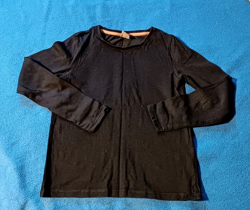 Bluzka czarna unisex little kids 134