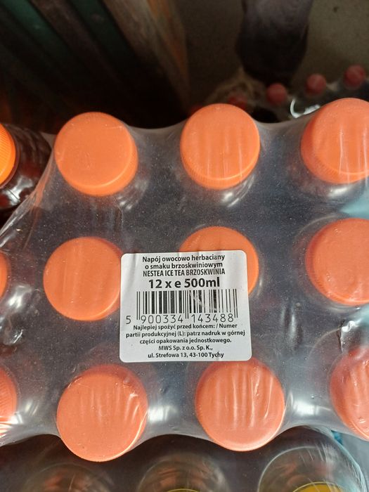 Nestea brzoskwinia 0,5l napój herbata krótki termin