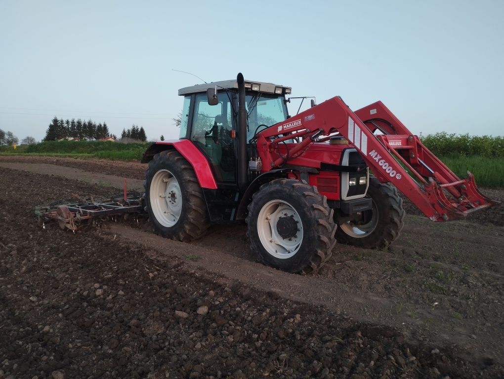 Massey Ferguson MF 6180 + TUR Mailleux MX 6000