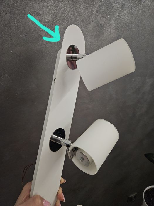 Lampa sufitowa spot biała