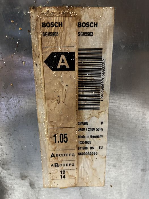 Продам посудомийну машину Bosch sgv5903 під відновлення або на з/ч