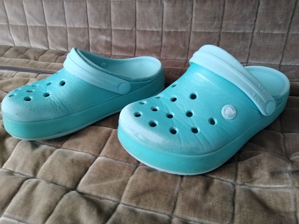 Klapki Crocs Crocband 33/34 J2 Ice Pop Clog Ice Blue