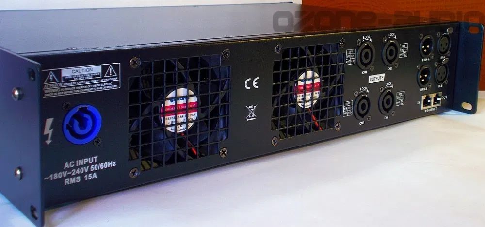 4x2000W 4om z DSP WZMACNIACZ estradowy Mos-fet