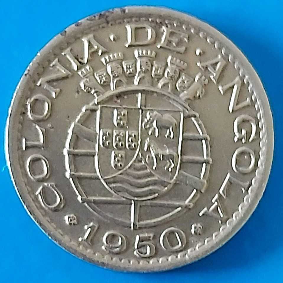 50 Centavos de 1950, Republica Portuguesa, Angola