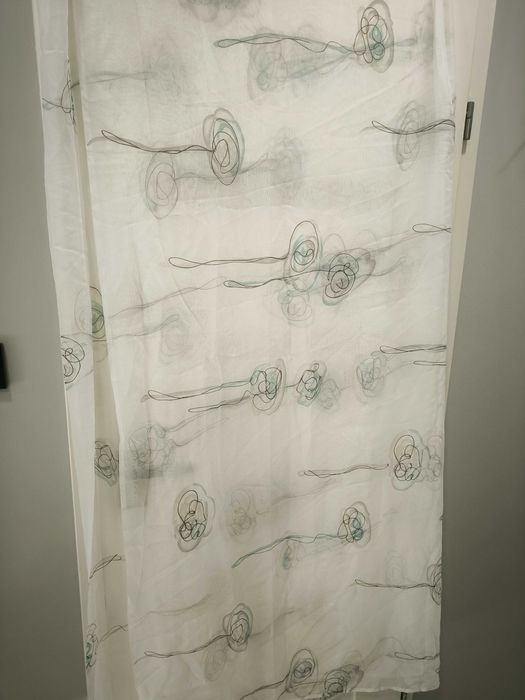 Firanki tiulowe we wzorki