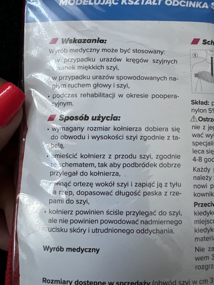 Kołnierz ortopedyczny