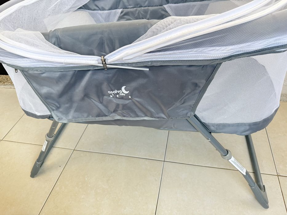 BERÇO ASALVO de Viagem Dobrável com Mosquiteiro – Como Novo