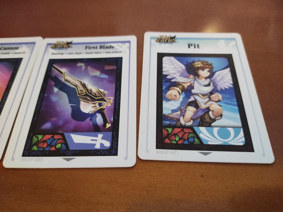 Cartas Kid Icarus Uprising