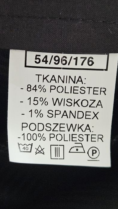 Garnitur męski niebieski 54/96/176