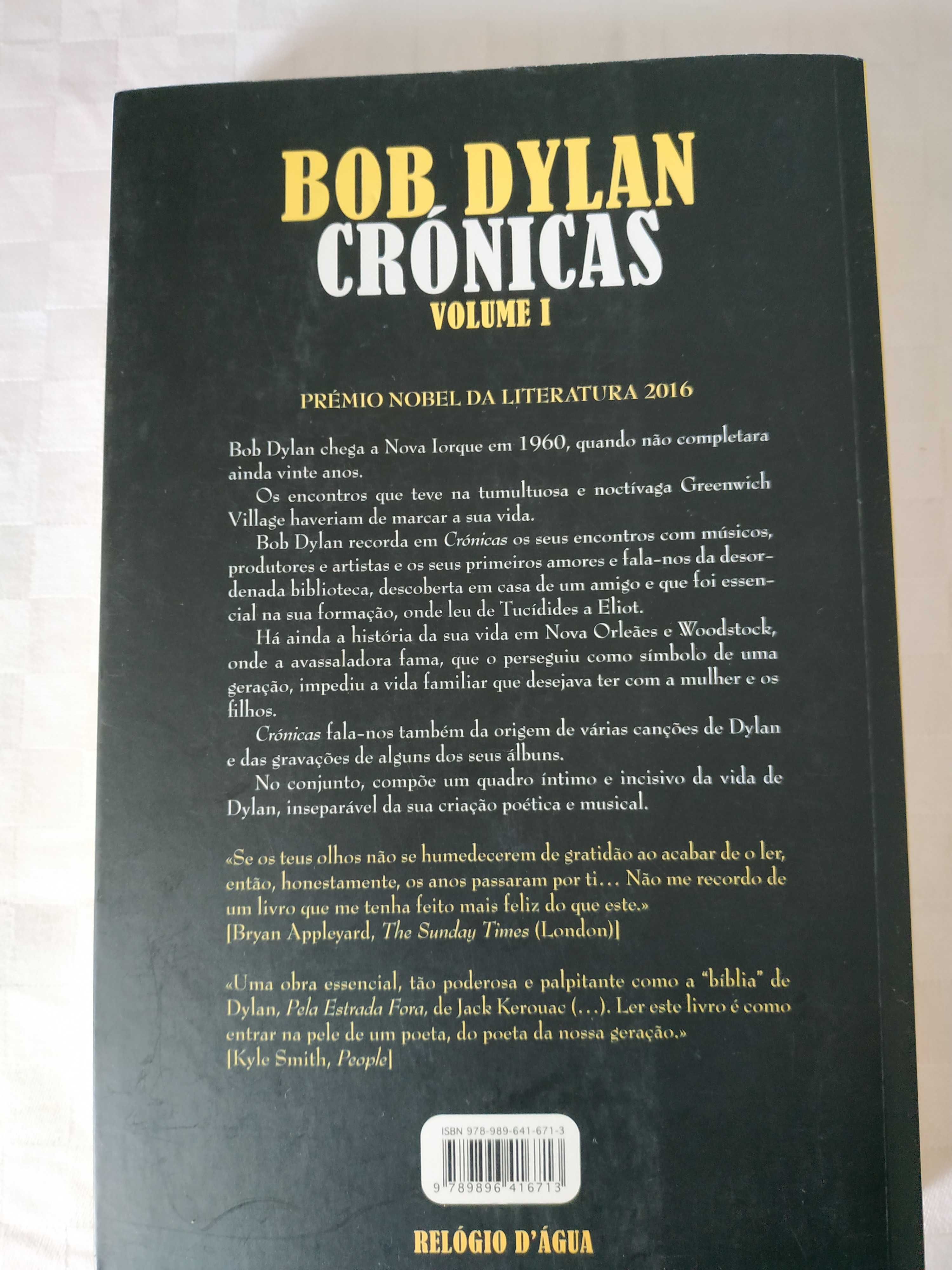 Livro Bob Dylan - Crónicas Volume I