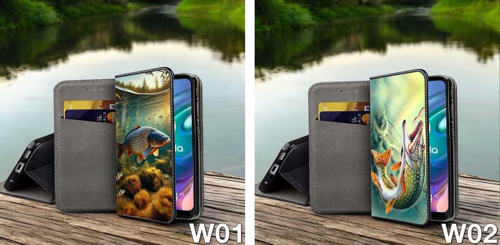 Samsung Galaxy S10 Plus wędkarskie etui zamykane pokrowiec ryby karp