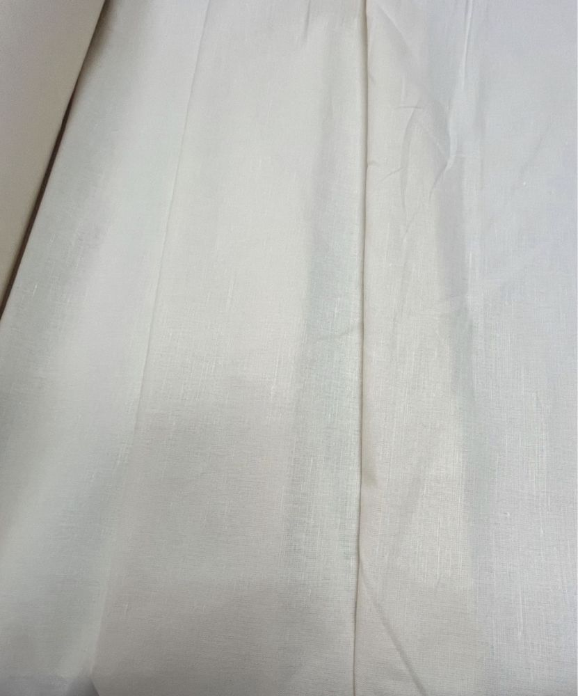 Len naturalny len z bawełną szerokość 150 cm na 4 metry