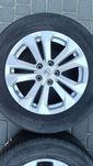 Felgi17 5x114,3 oryg Nissan X-trail czujniki opona lato 6mm kpl