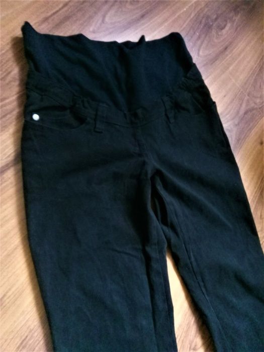 Spodnie ciążowe 38 M czarne