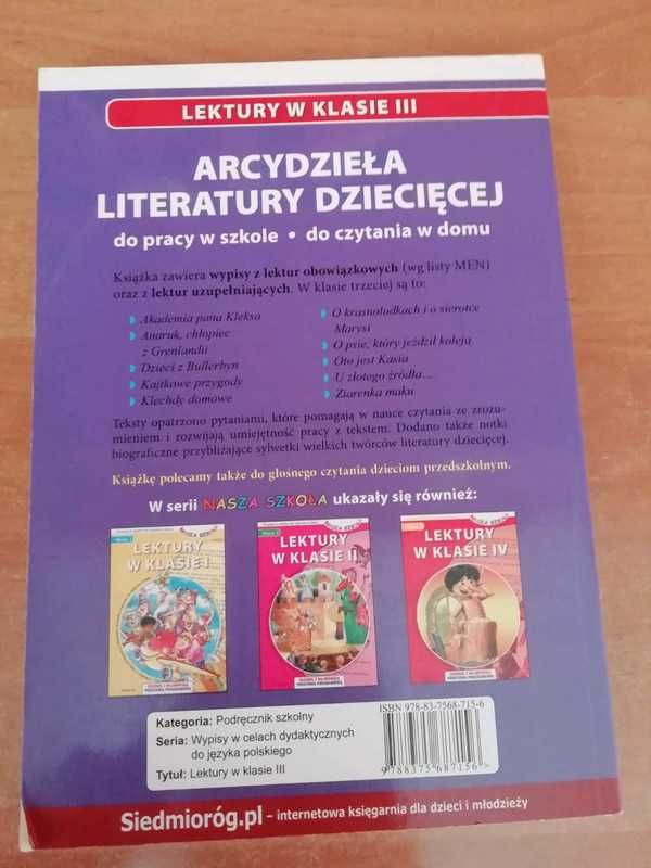 Książka "Lektury w klasie 3"