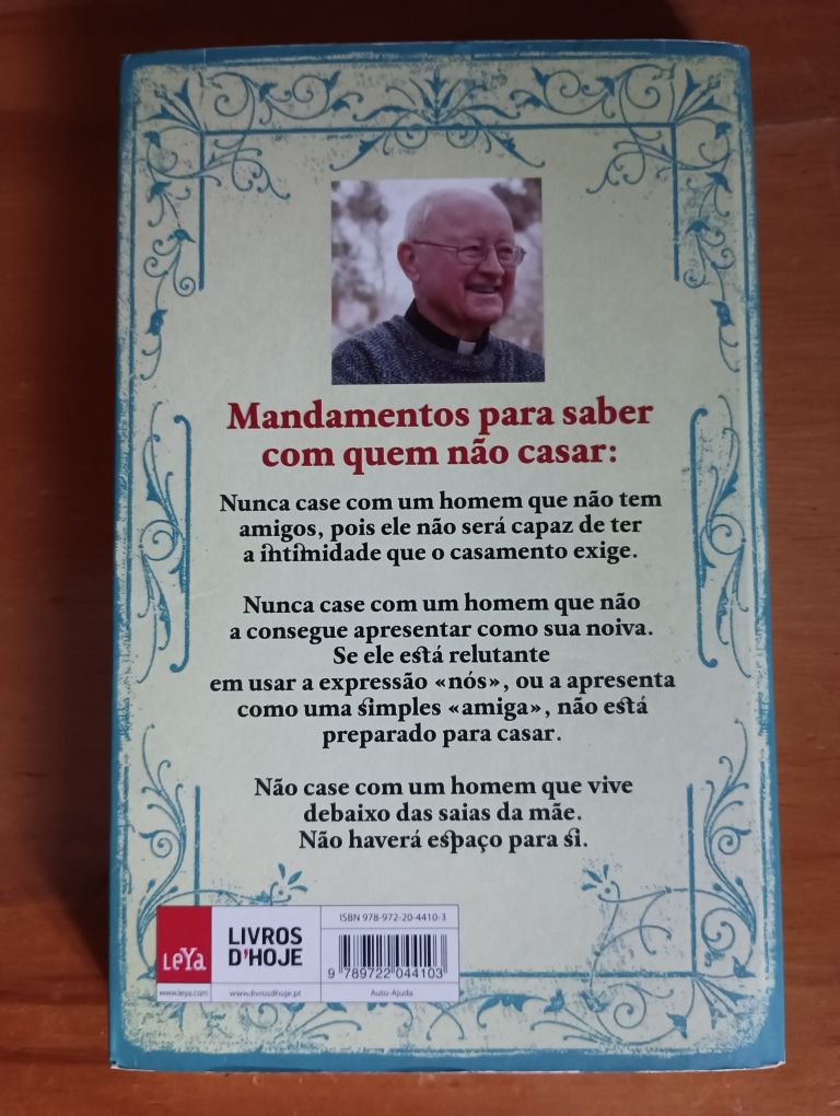 Livro Com quem não casar - Padre Pat Connor (c/ portes)