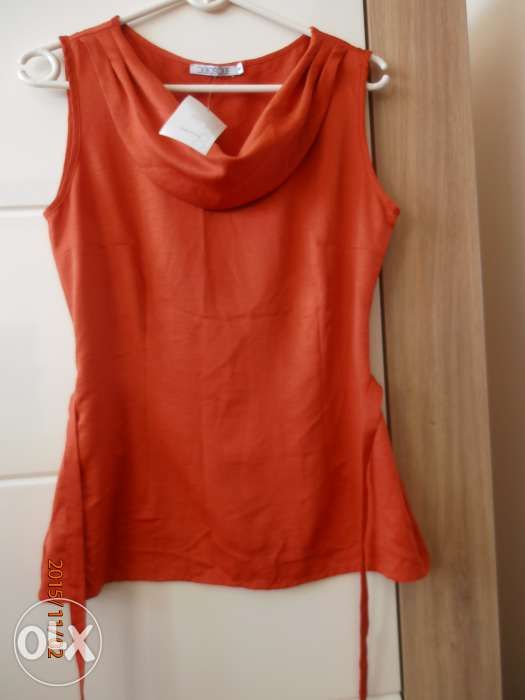 Bluzka QUIOSQUE, pomarańczowa, rozmiar 40