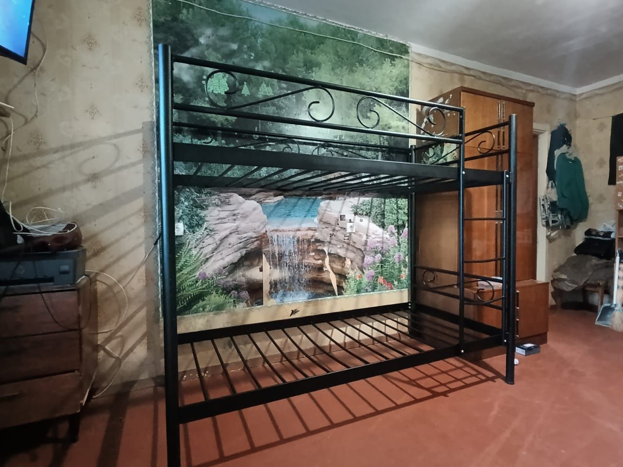 Ліжко металеве двоярусне