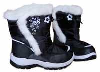 Śniegowce dziecięce buty zimowe ocieplane na rzepy r 28-35