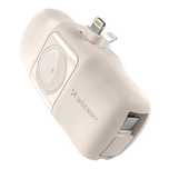 Mini powerbank Wozinsky WF16-YLS 5000mAh 15W Lightning z wbudowanym ka