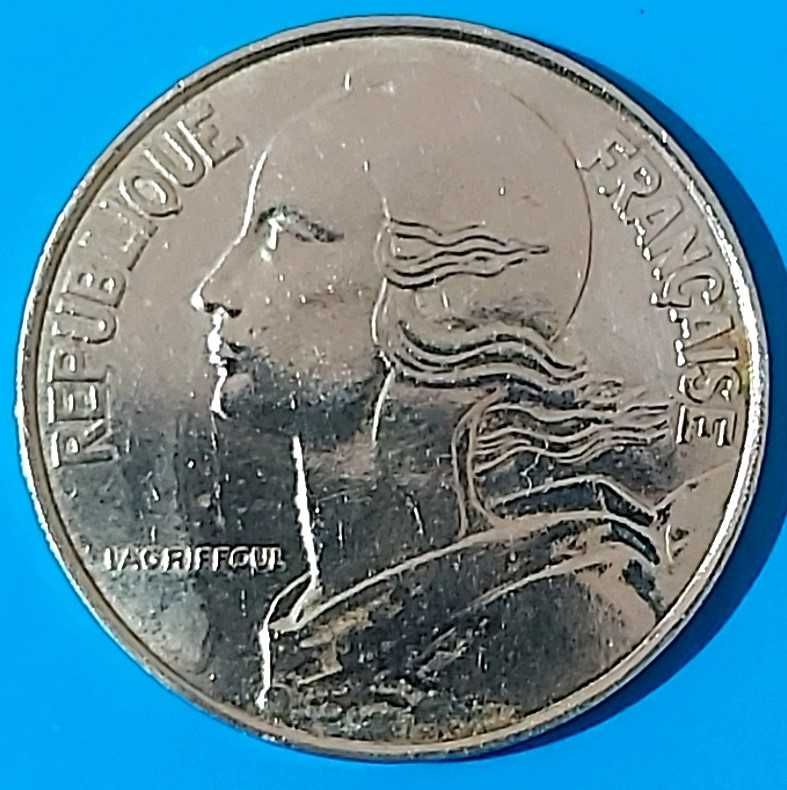 20 Cêntimos de 1989 de França