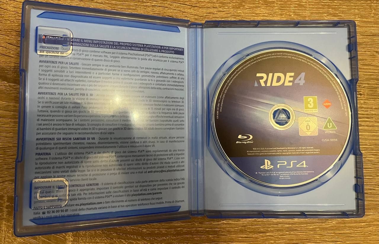 Ігри на PlayStation Ride 4 Нова