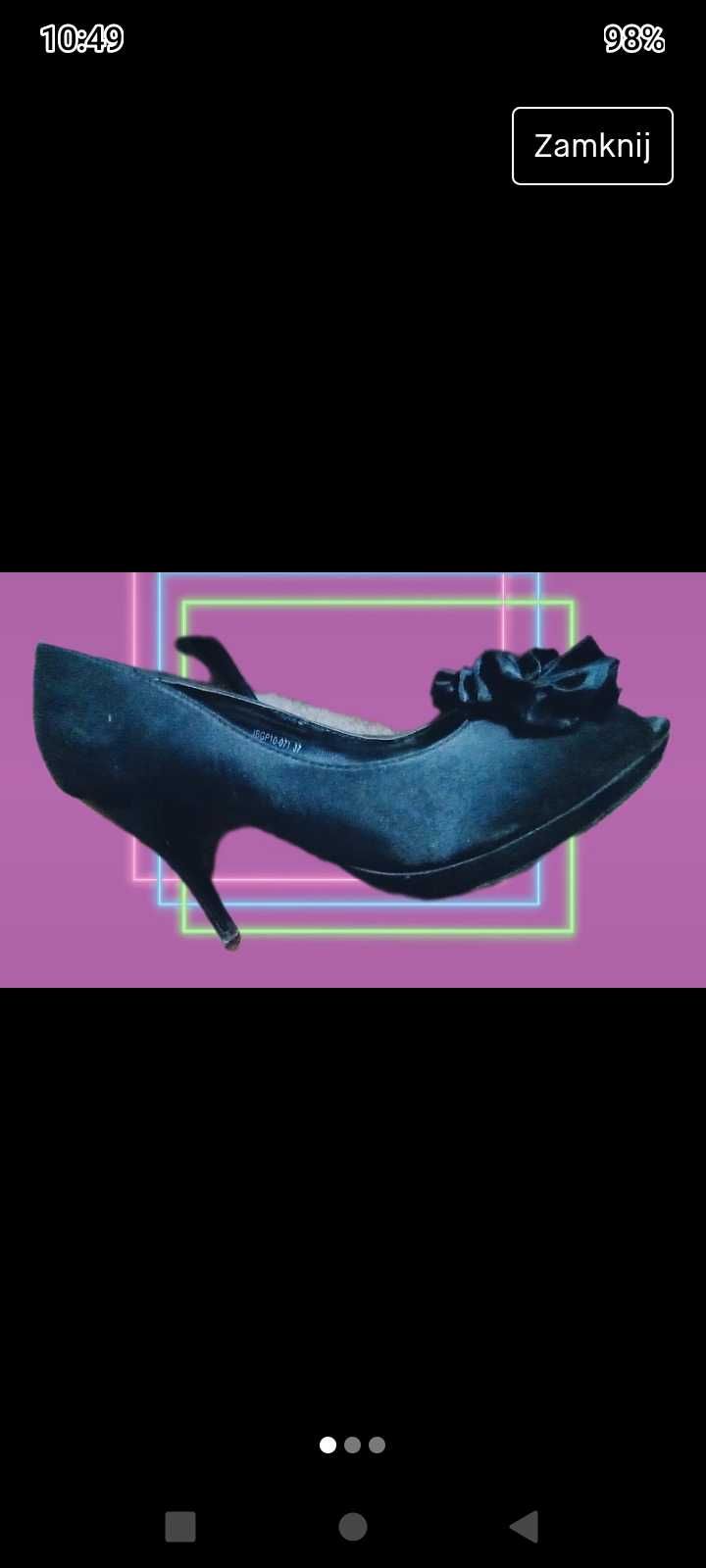 Buty damskie jesienne trzy pary