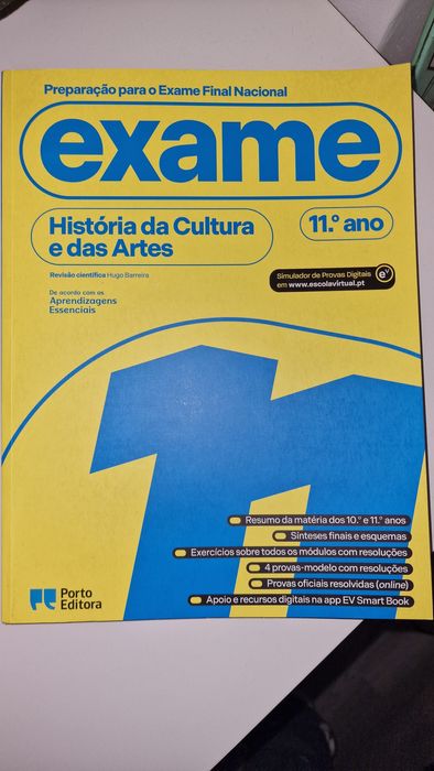 Livro Exame História e Cultura das Artes Novo