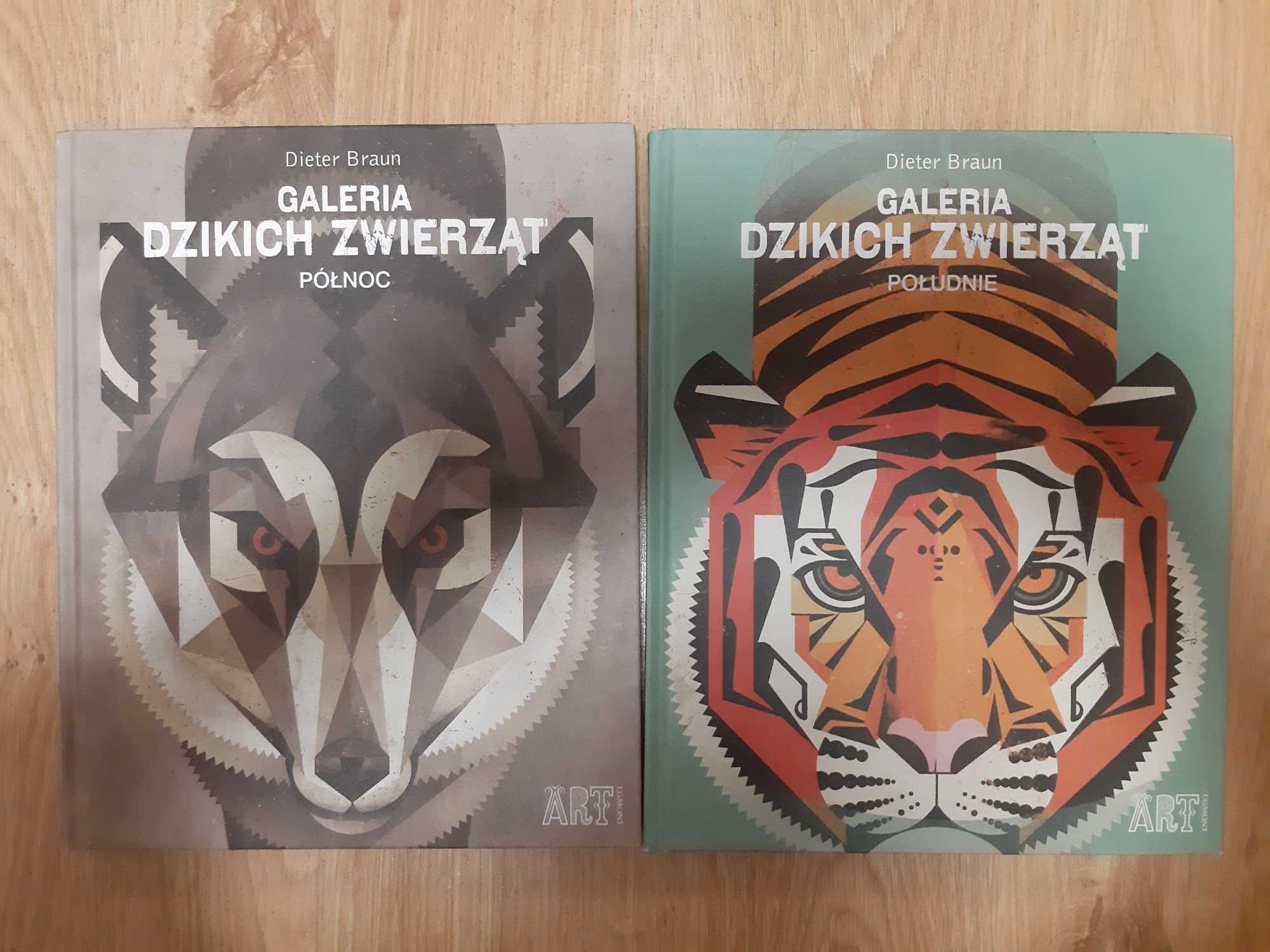 Galeria dzikich zwierząt. Południe/Północ 2 tomy Dieter Braun