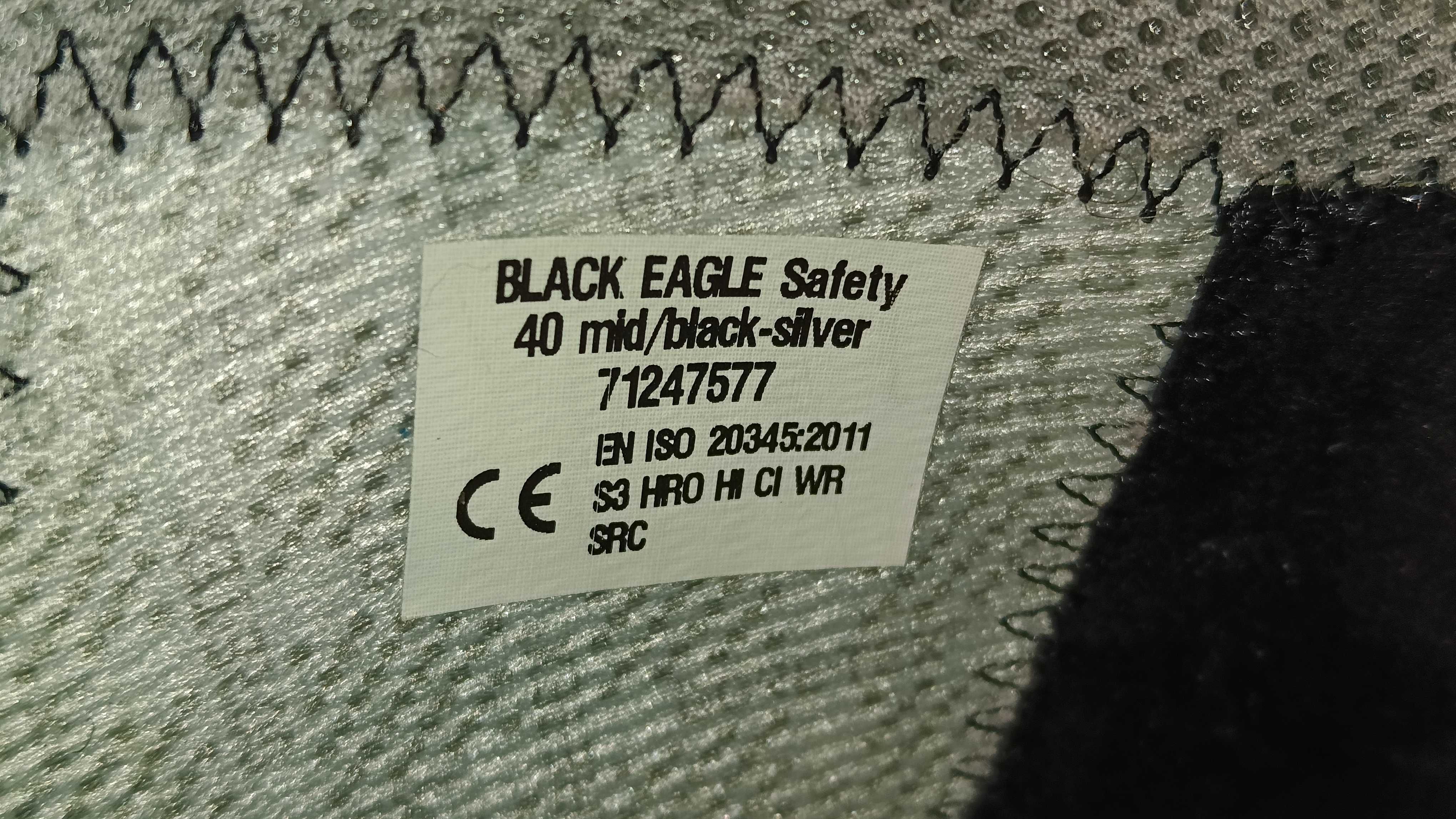 Buty HAIX BLACK EAGLE SAFETY 40 MID r.48 S3 SRC Gore-Tex st.idealny