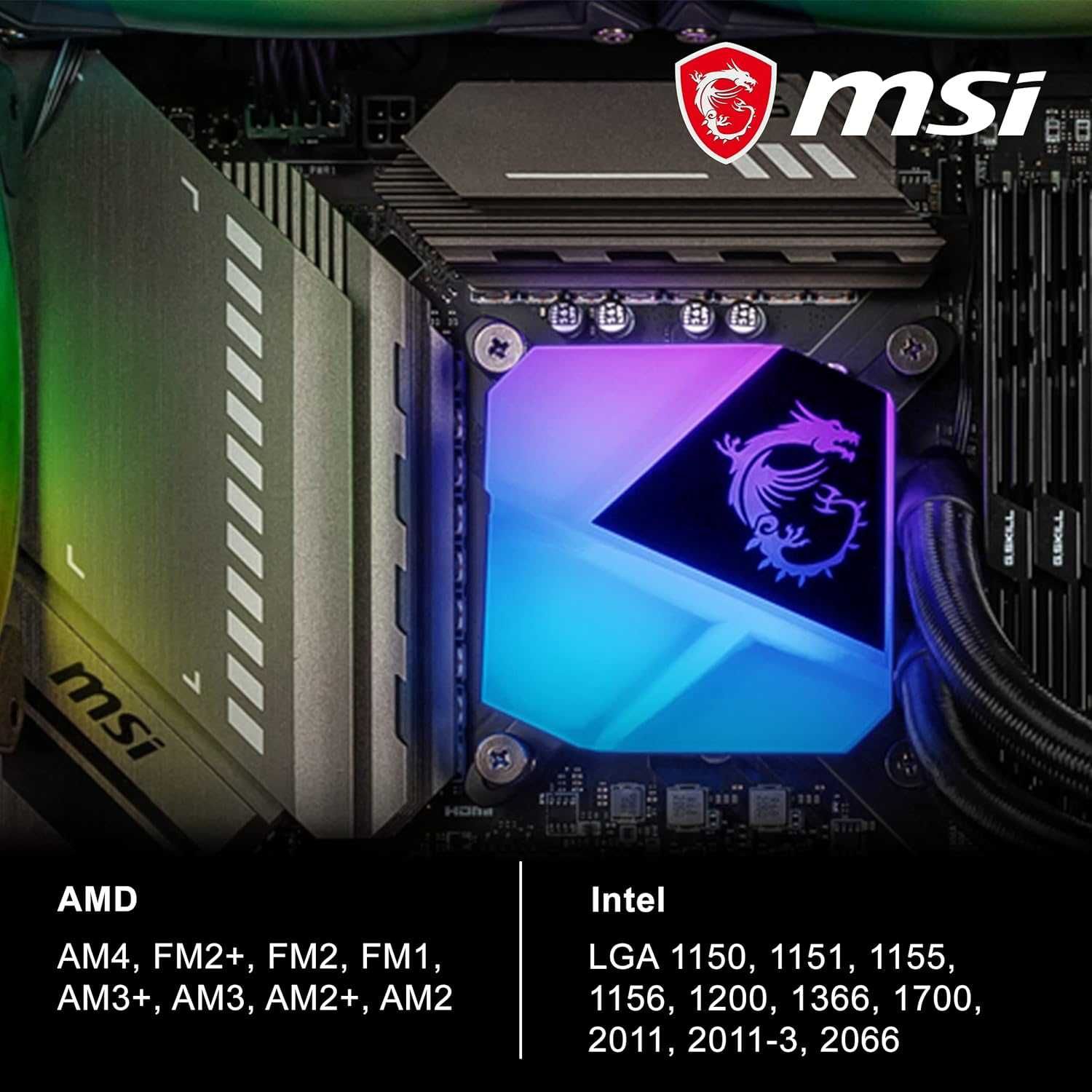 Vendo Water Cooler CPU MSI MAG CoreLiquid C280 All-In-One