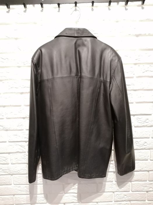 Kurtka skórzana męska