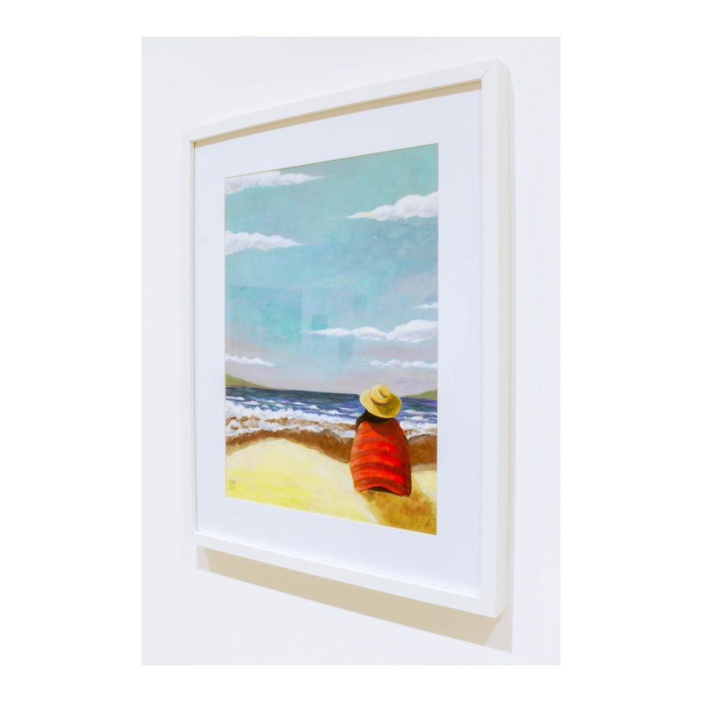 Quadro em tela, pintado para exhibição de arte